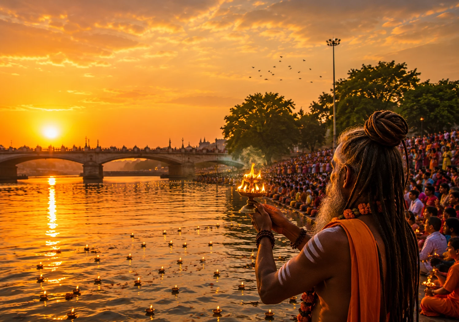 नासिक कुंभ २०२७ में आस्था, संस्कृति और अध्यात्म के अद्भुत संगम का भव्य दृश्य